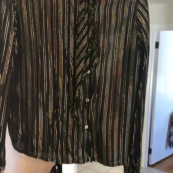 Vintage glittery sheer top - Picture 4 of 8